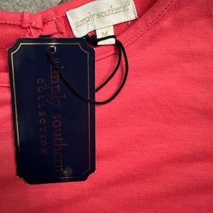NEW simply southern bright pink/coral dress